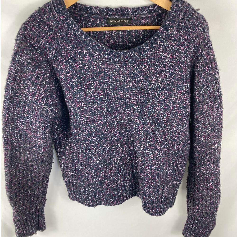 Banana Republic Mixed Knit Thick Knit sweater Size XL